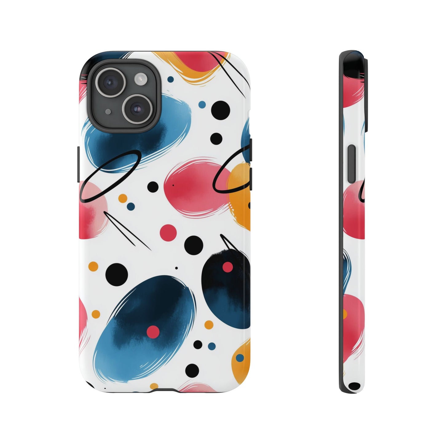 Retro Memphis Vibes – Abstract Art Phone Case for iPhone, google Pixel & Samsung