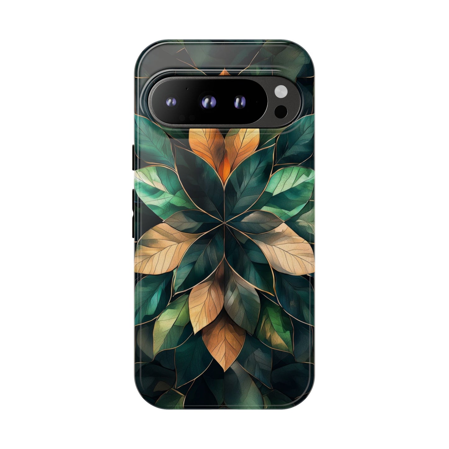 Golden Harmony Leaf Phone Case for iPhone, Samsung & Google Pixel