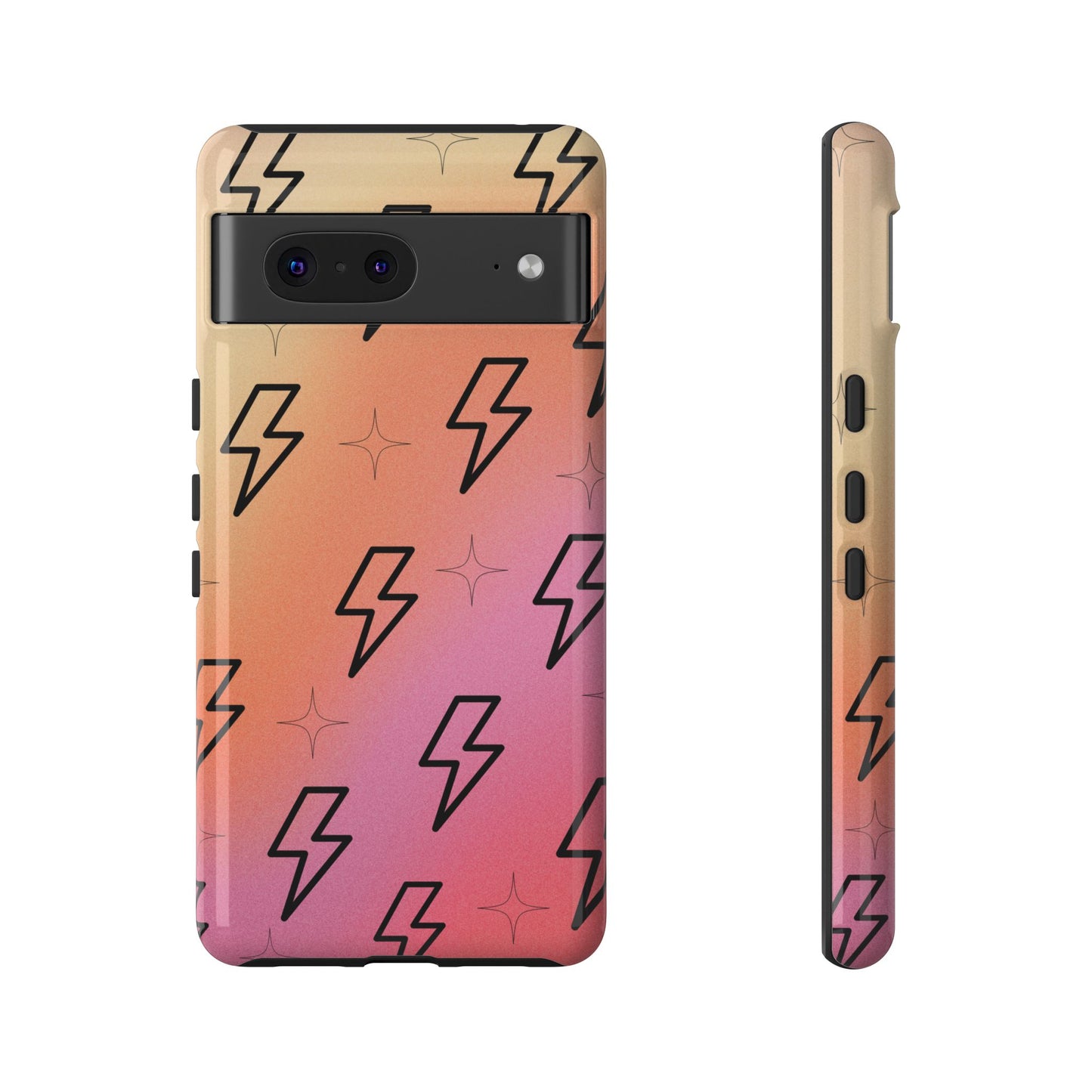 Retro Thunder Phone Case ⚡ Vintage Aesthetic for iPhone, Samsung & Pixel