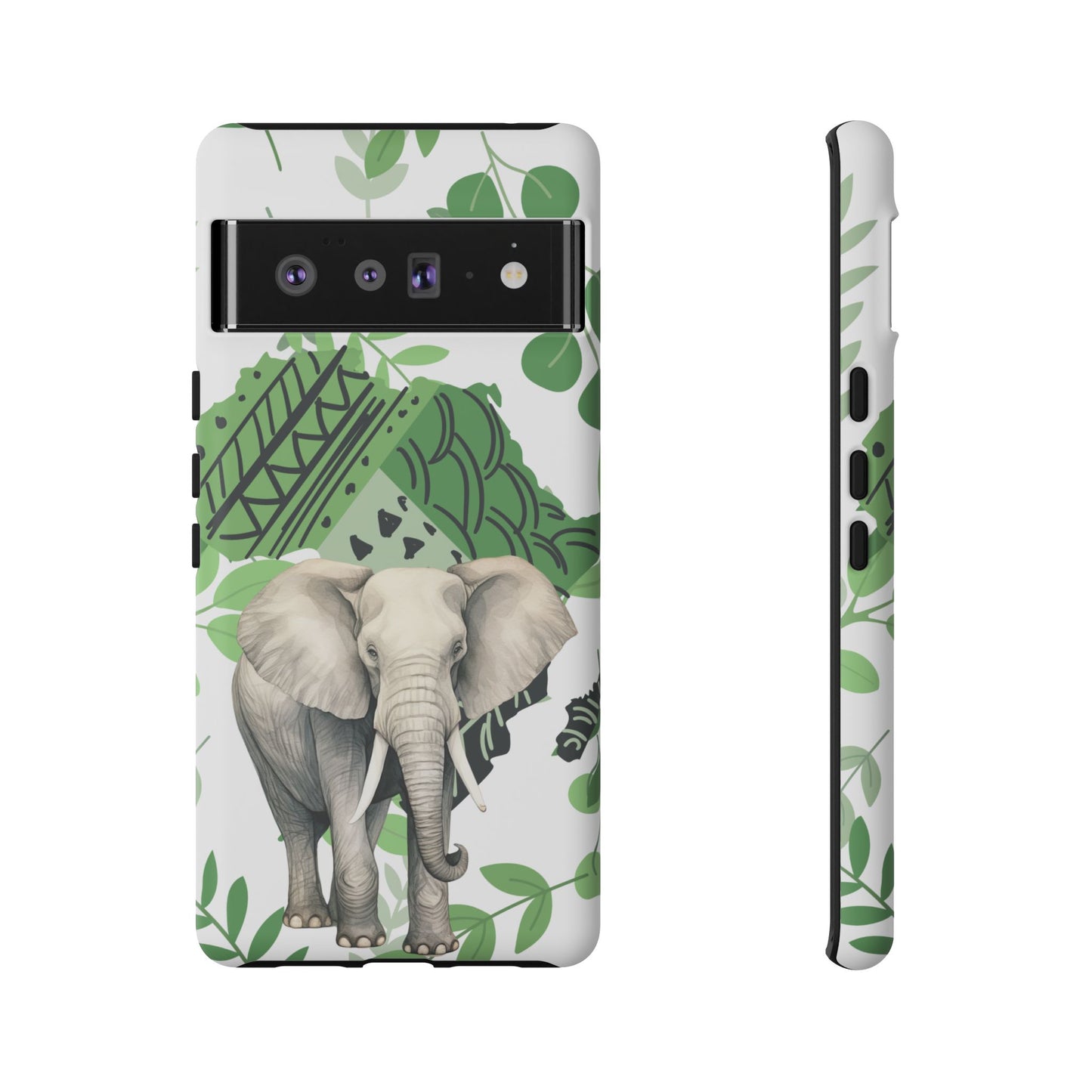 Tropical Elephant Mobile Cover – Nature-Inspired Boho Art