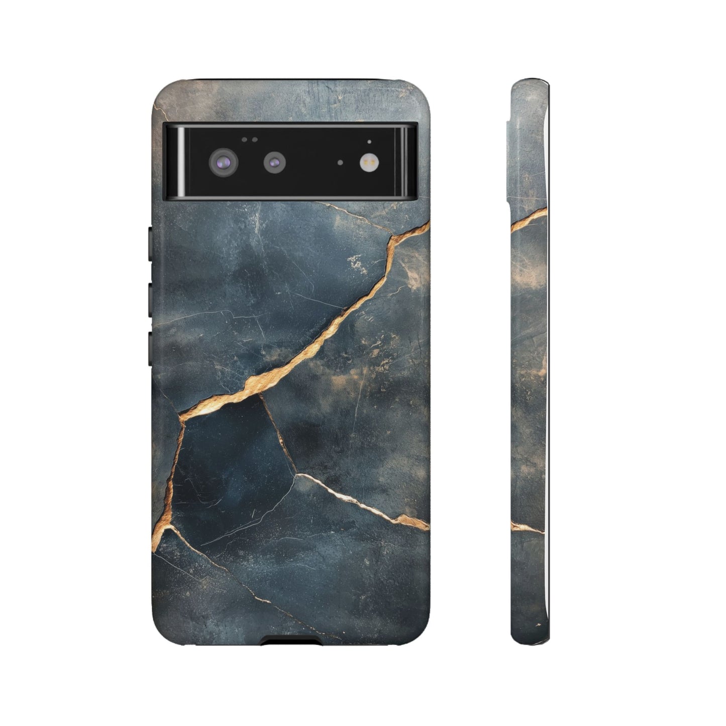 Cracked Marble Stone Phone Case for iPhone, Samsung & Google Pixel