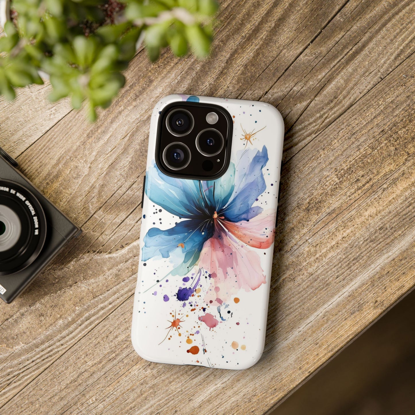 DreamStar Splash Watercolor Phone Case for iPhone, google Pixel & Samsung