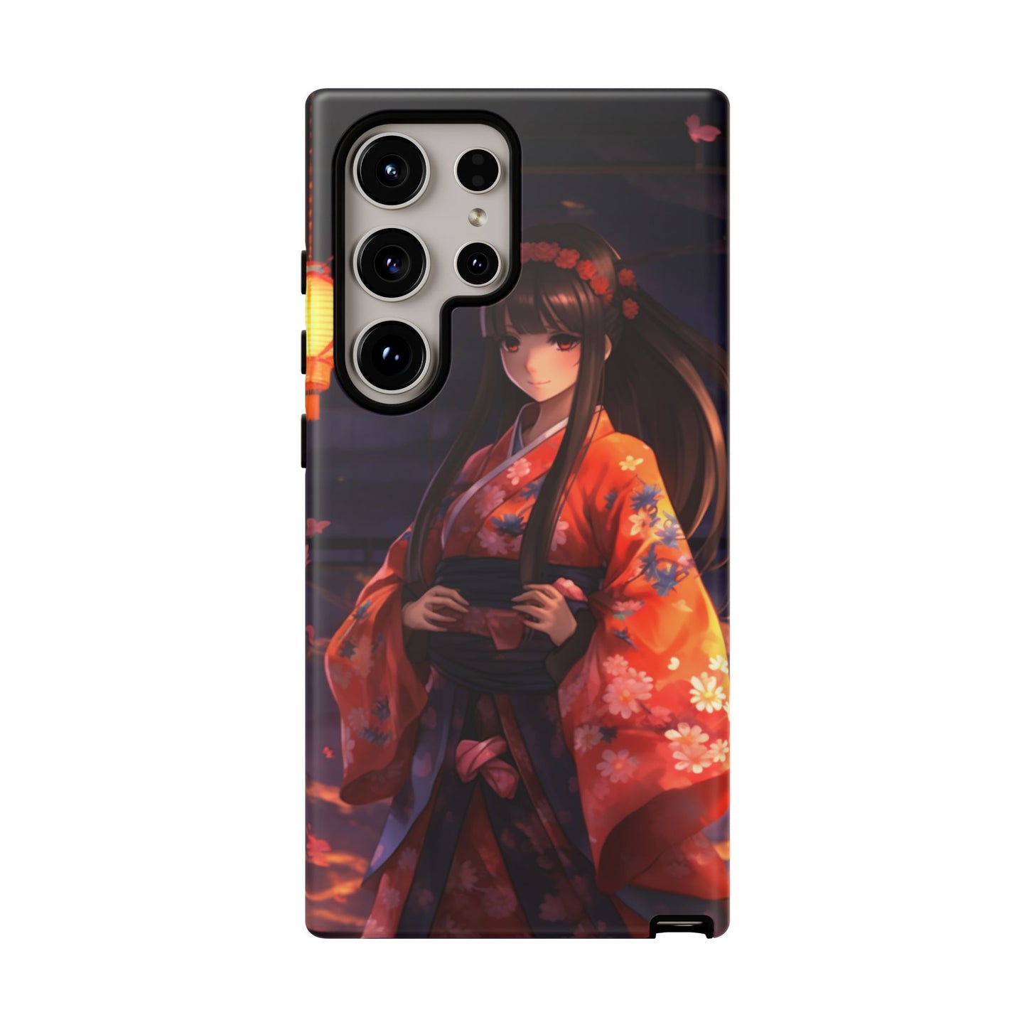 Anime Girl Phone Case - Cute Aesthetic Cover for iPhone, Samsung & Google Pixel, Girly Phone Case, Kawaii Phone Case, Anime Lover Gift