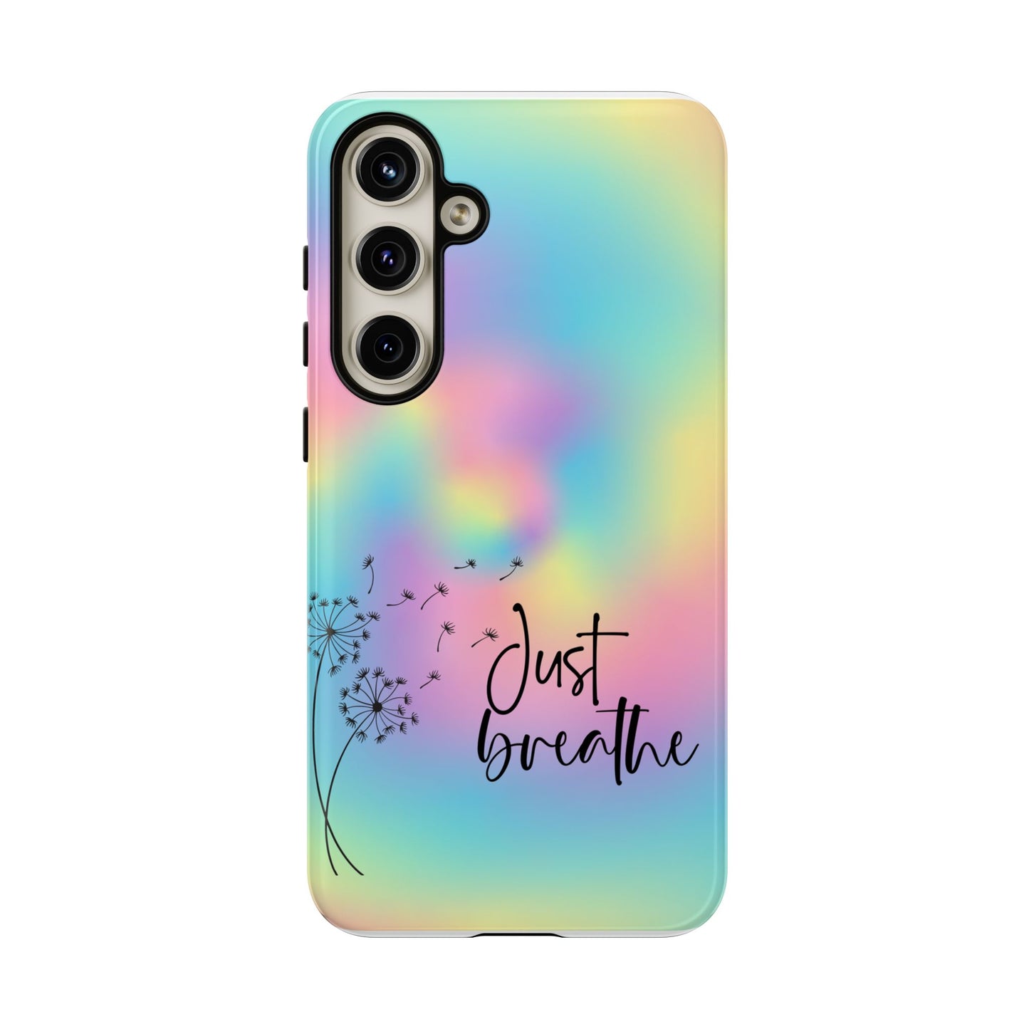 Just Breathe Phone Case - Aesthetic Minimalist Cover for iPhone, Samsung & Google Pixel