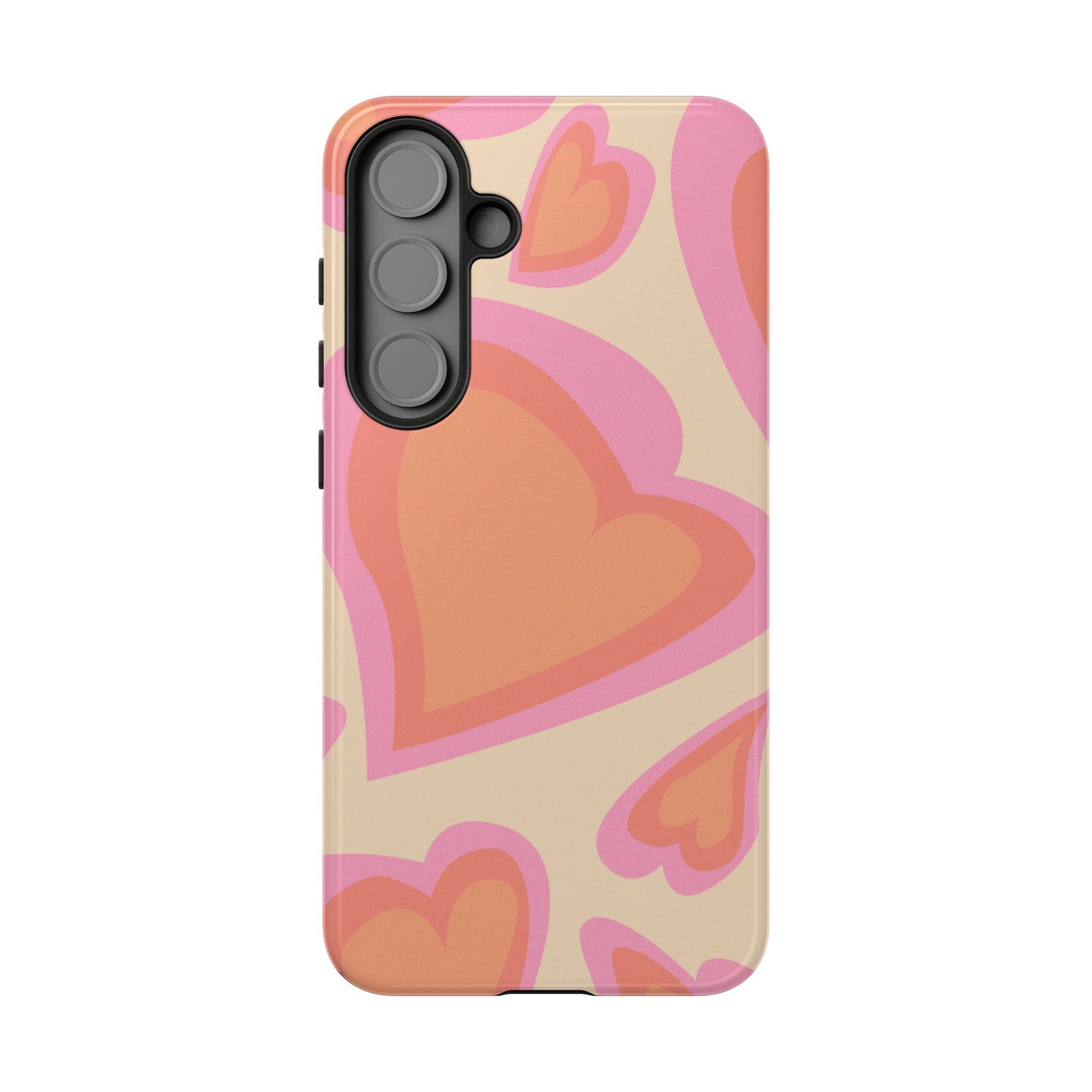 Retro Heart Phone Case – Cute Vintage Aesthetic for iPhone, Samsung & Google Pixel