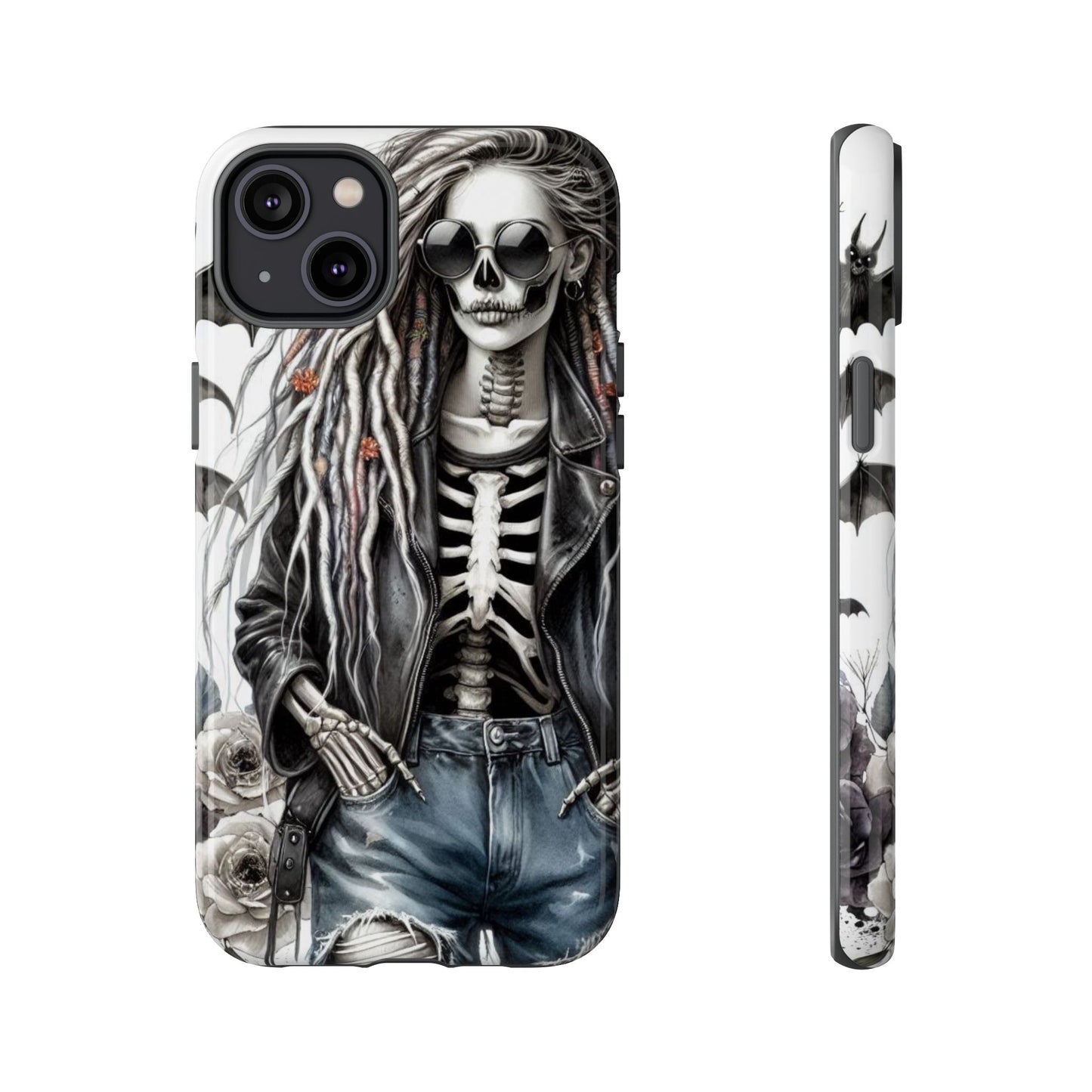 Skull Queen – Gothic Skeleton & Dark Grunge Mobile Cover