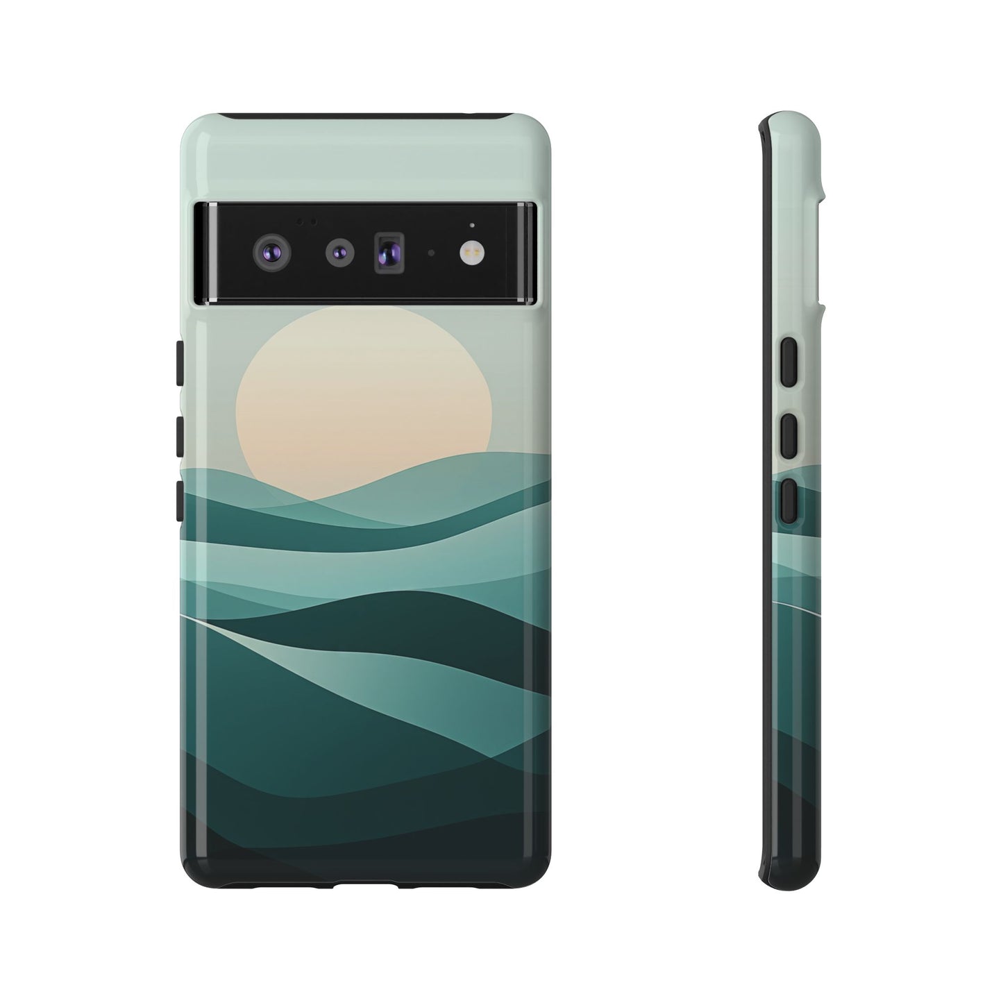 Tranquil Dunes – Abstract Sunset Phone Case for iPhone, Samsung & Pixel