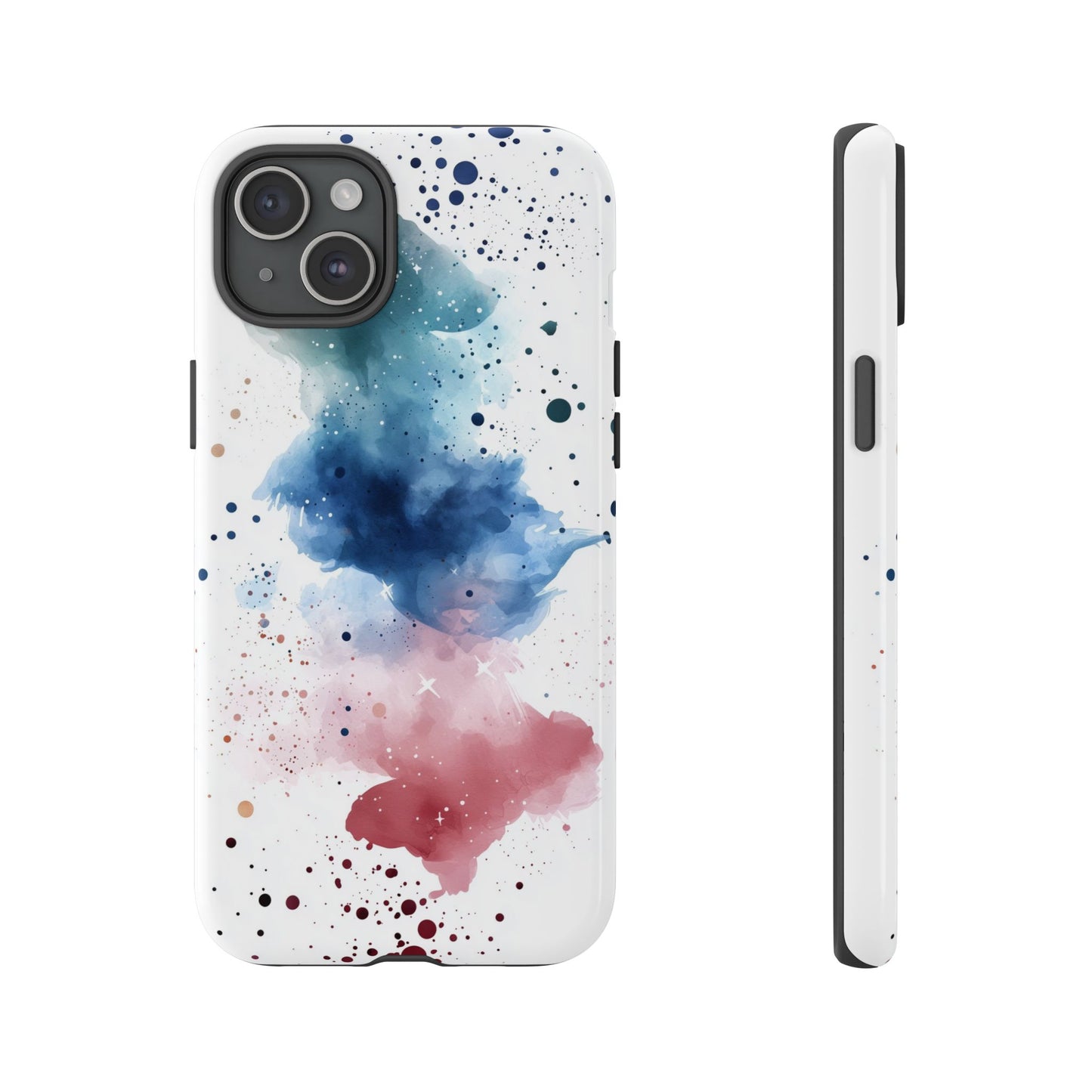 Cosmic Bloom Watercolor Phone Case for iPhone, google Pixel & Samsung