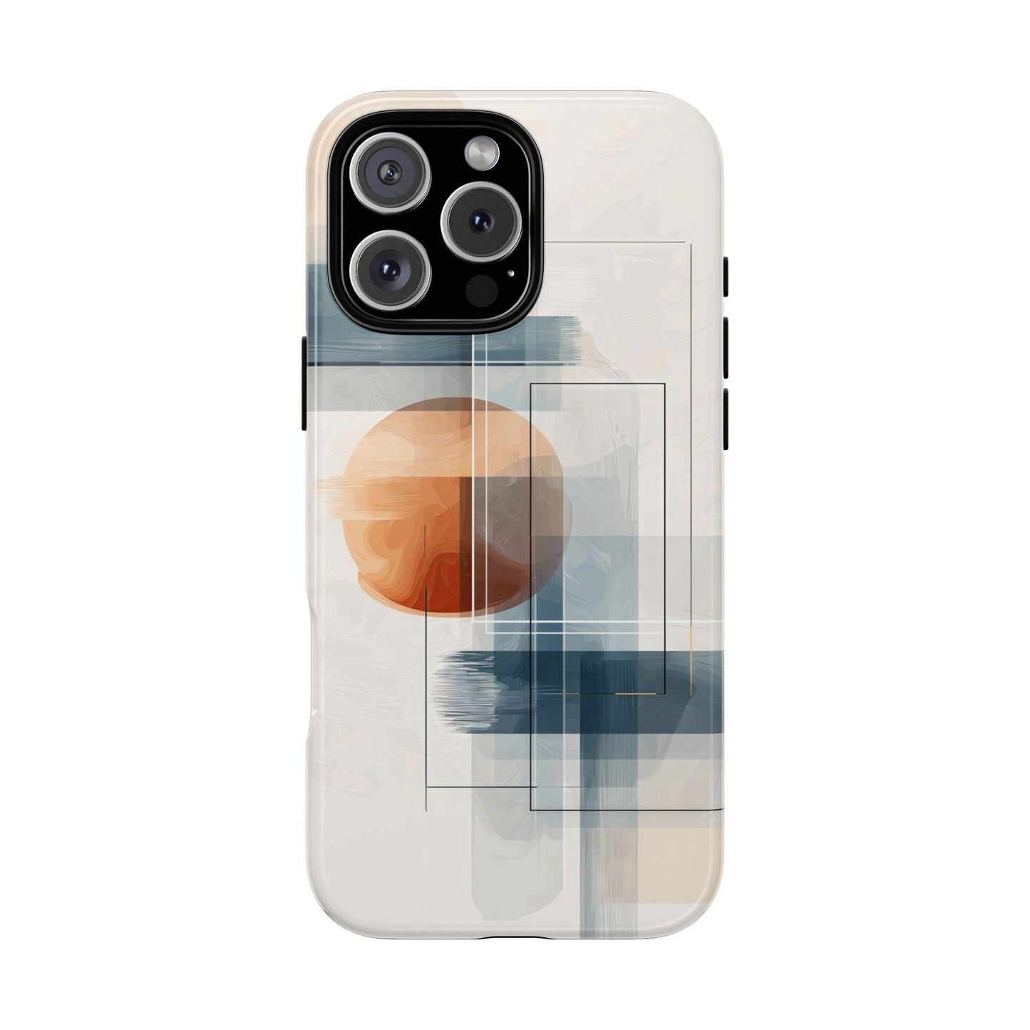 Urban Eclipse – Minimal Abstract Phone Case for iPhone, Samsung & Pixel