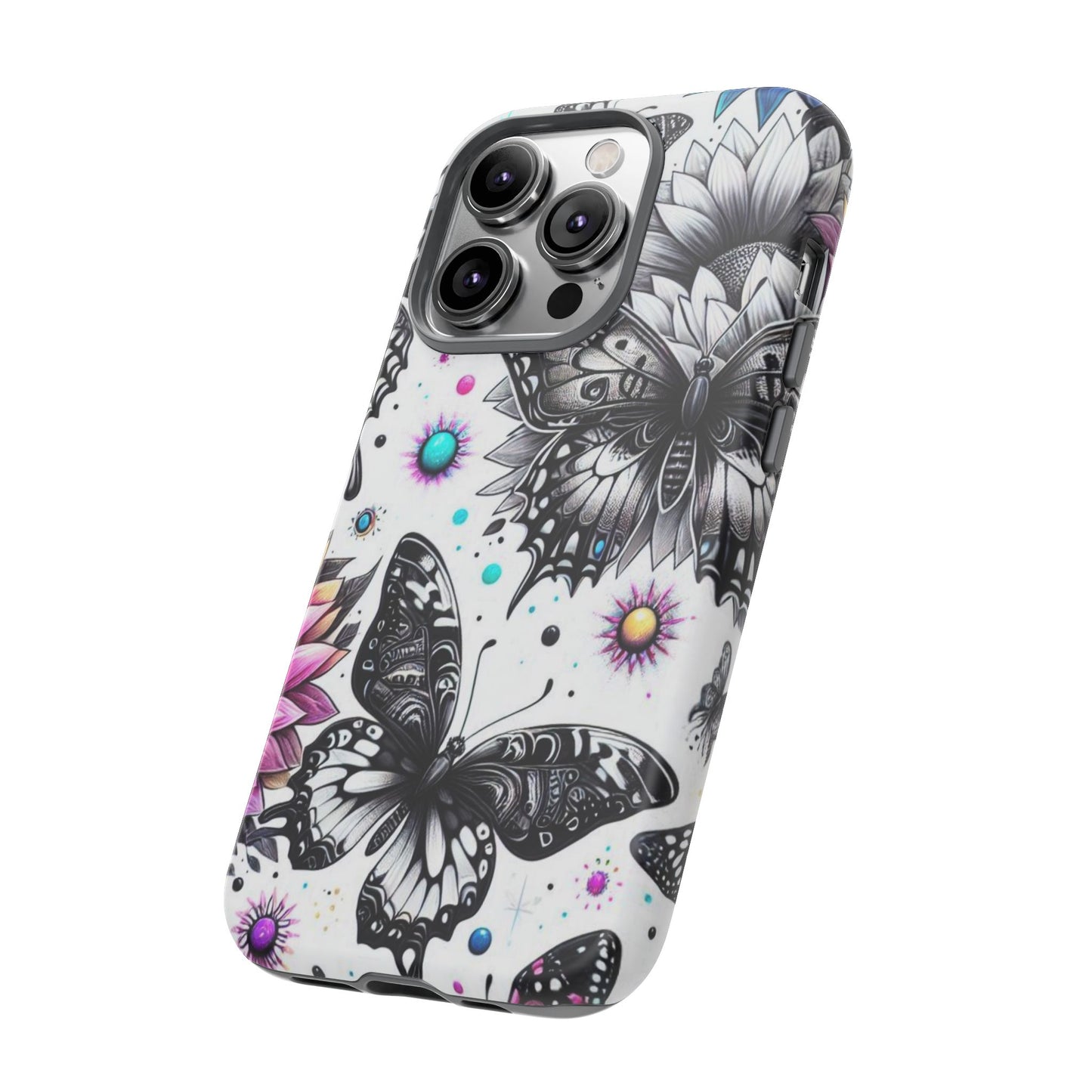 Celestial Flight – Cosmic Butterflies & Floral Magic Mobile Cover