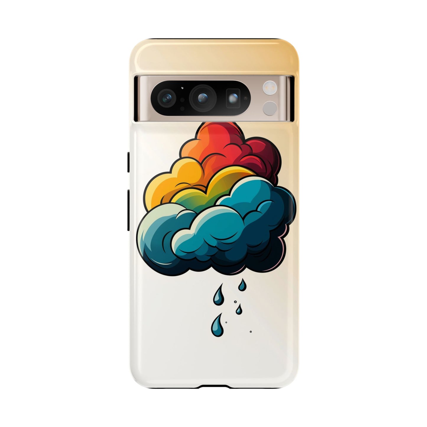 Whimsical Anime Cloud Phone Case for iPhone, Samsung, Google Pixel