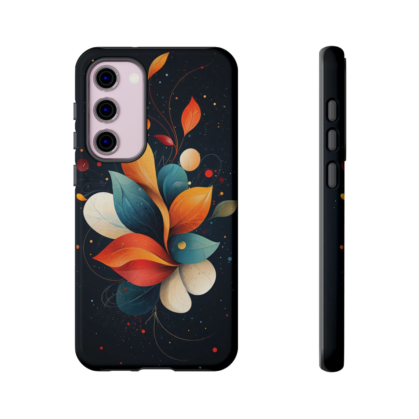 Midnight Bloom – Cosmic Floral Phone Case for iPhone, Pixel & Samsung