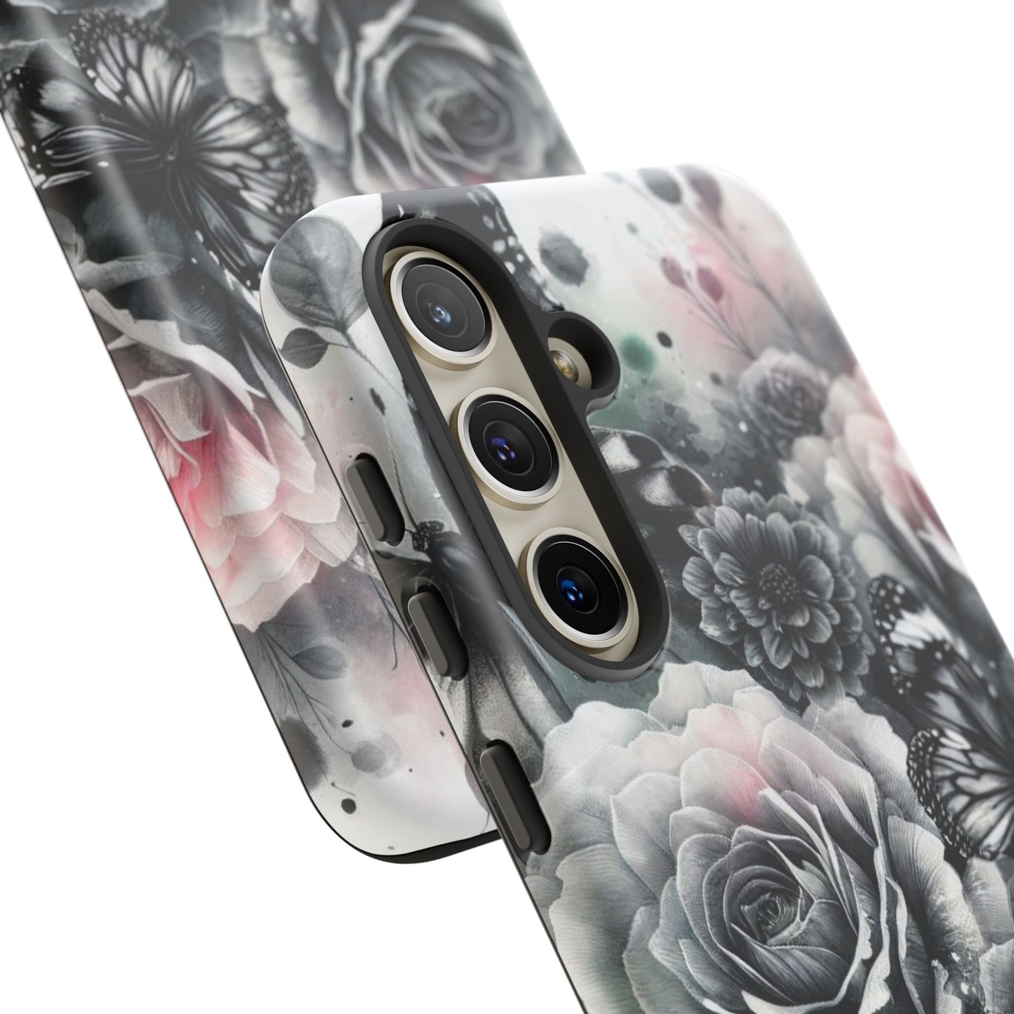 Ethereal Bloom – Floral & Butterfly Art Mobile Cover