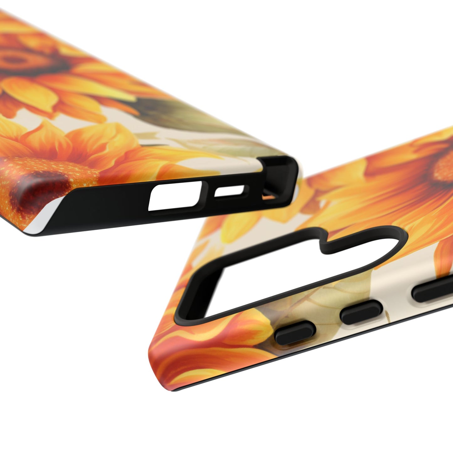 Golden Sunflower Glow Mobile Case – Radiant & Elegant