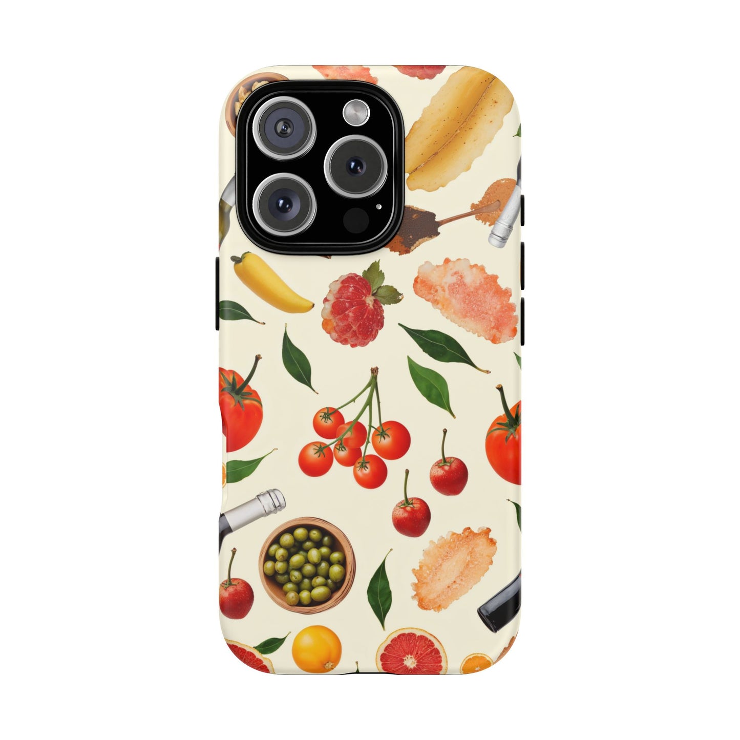 Fresh Fruits & Veggies Pattern Phone Case