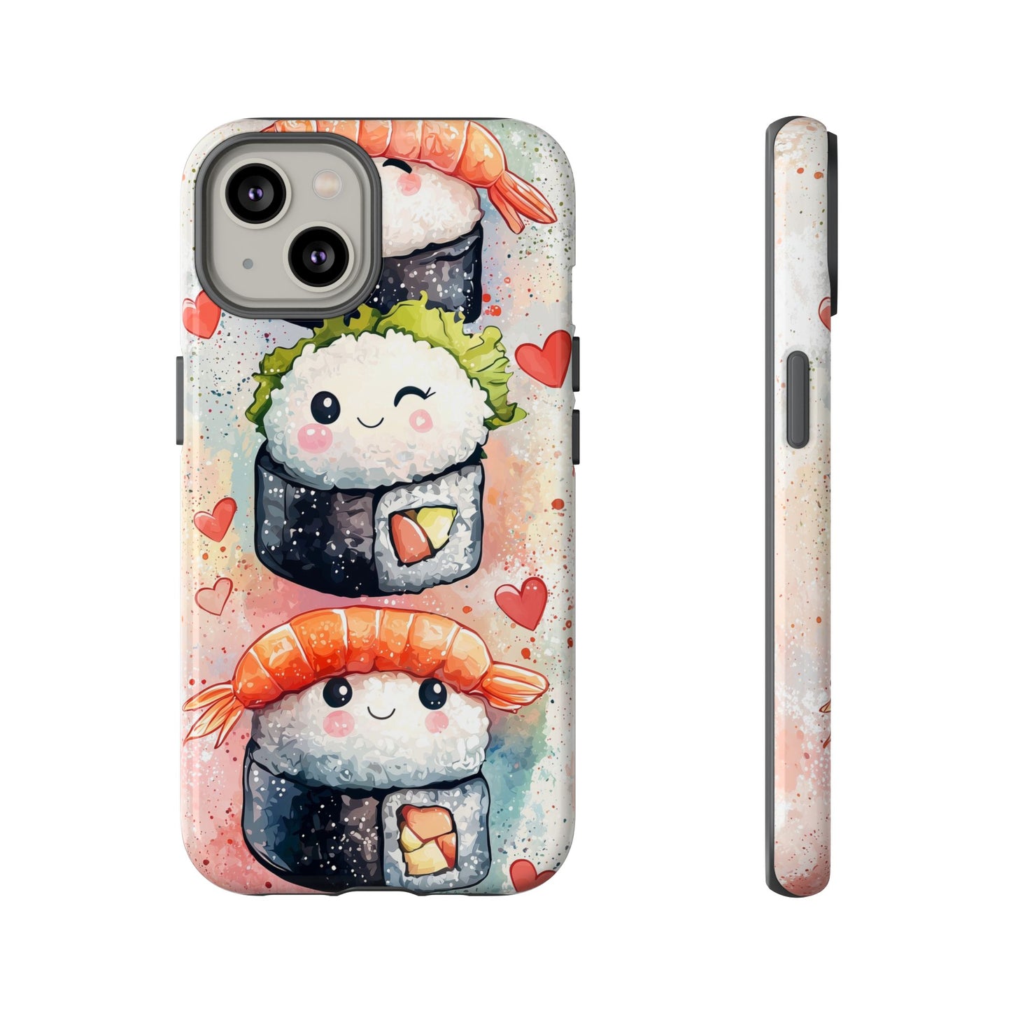 Sweet Sushi Trio - Anime Phone Case Cover for iPhone, Samsung, Google Pixel