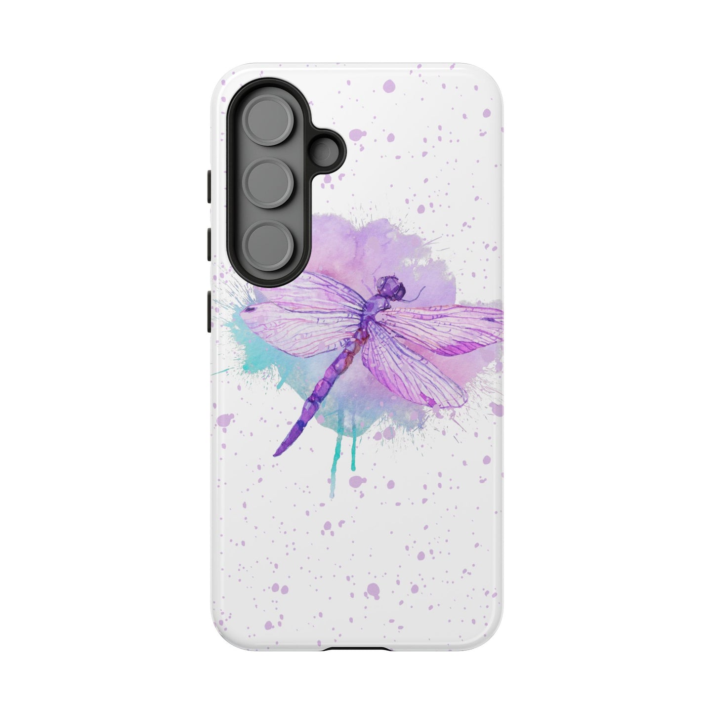 Watercolor Dragonfly Print Phone Case - iPhone, Samsung & Google Pixel Cover - Artistic Phone Case, Insect Lover Gift