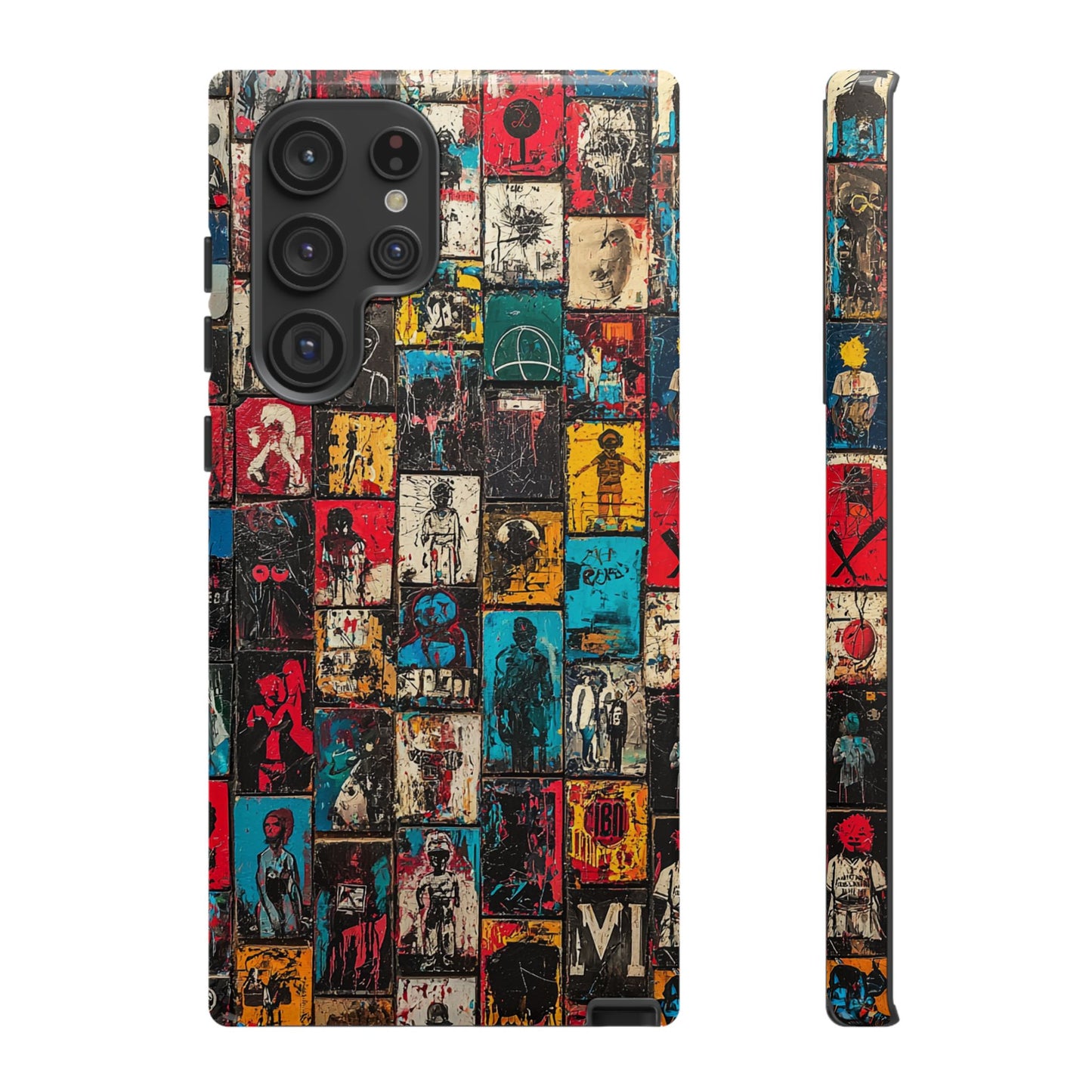 Abstract Art Phone Case – Basquiat-Inspired Phone Cover - iPhone, Samsung & Google Pixel Cover - Artistic Painting Case, Art Lover Gift