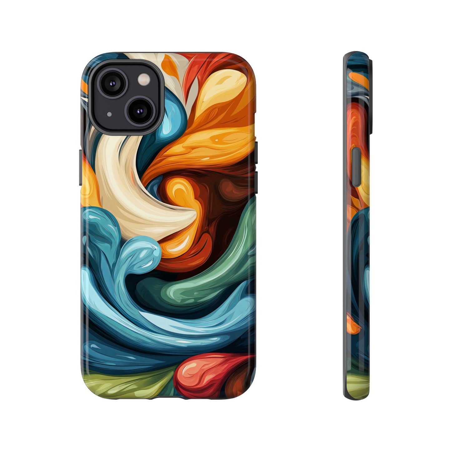 Color Current – Fluid Energy Abstract Phone Case for iPhone, Samsung & Pixel