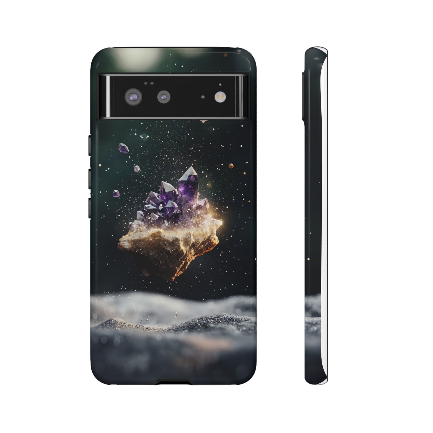 Mystic Amethyst Stones Phone Case for iPhone, Samsung & Google Pixel