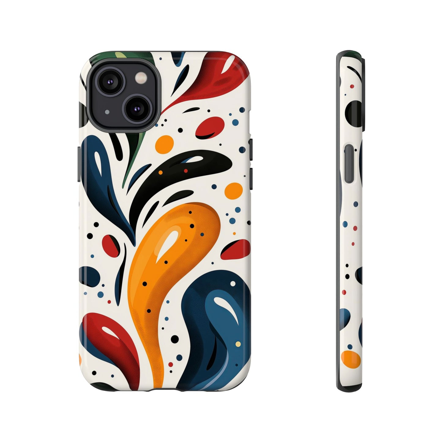 Fluid Pop Abstract Phone Case – Space-Inspired Art for iPhone, Samsung & Pixel