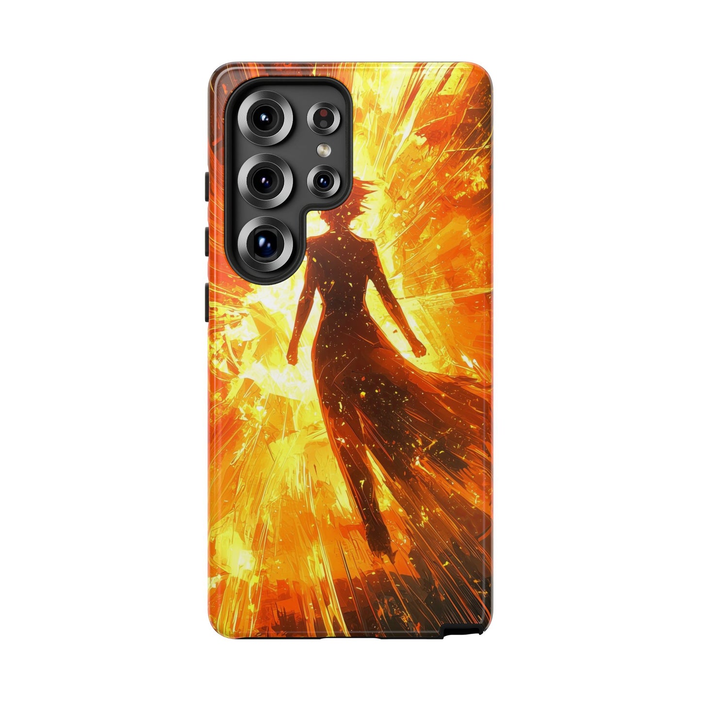 Solar Ascension | Silhouette of Fire Phone Case for iPhone, Samsung & Pixel