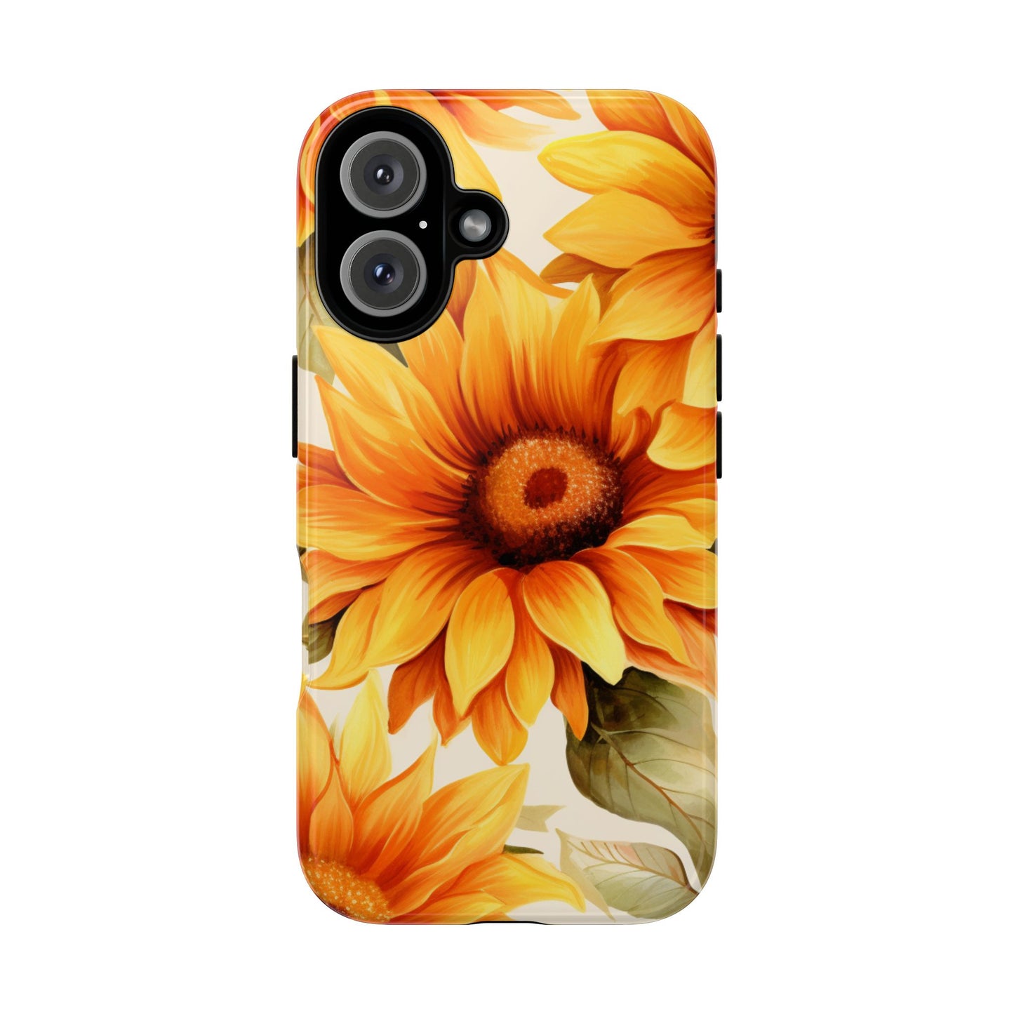 Golden Sunflower Glow Mobile Case – Radiant & Elegant