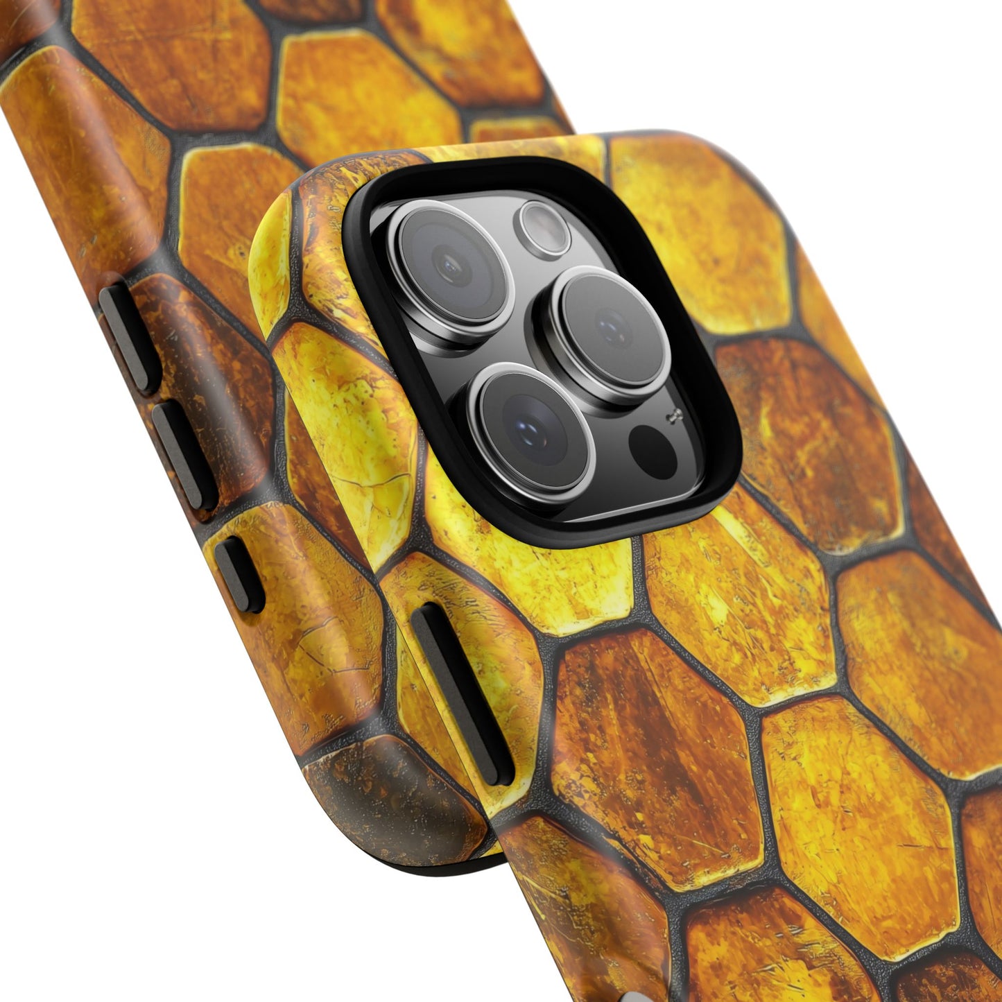 Golden Honeycomb Phone Case – iPhone, Google Pixel, Samsung