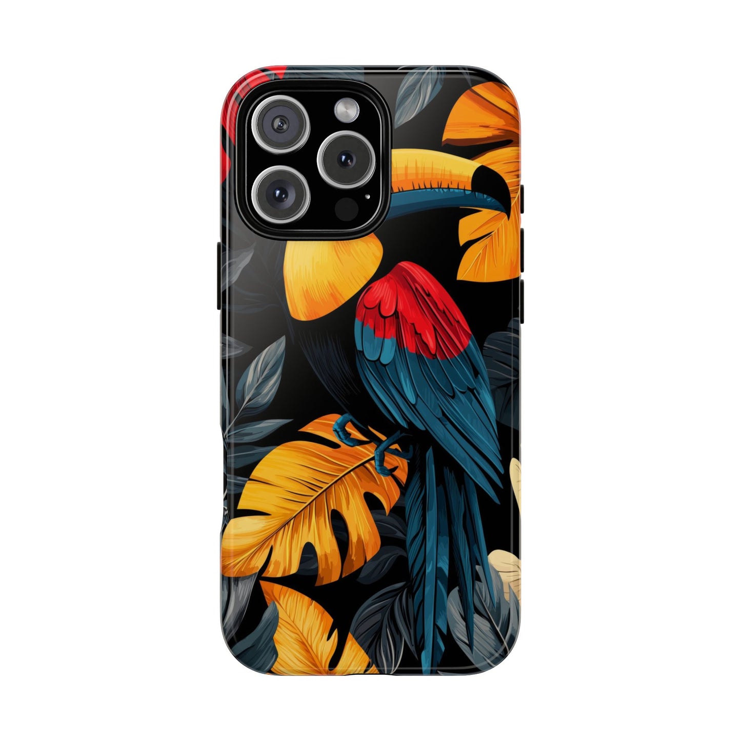Exotic Toucan Feathers Phone Case – Nature’s Elegance for iPhone, Pixel & Samsung