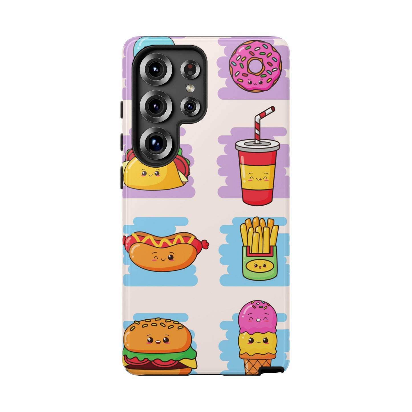 Kawaii Fast Food Phone Case β Cute & Fun Design for iPhone, Samsung, Google Pixel