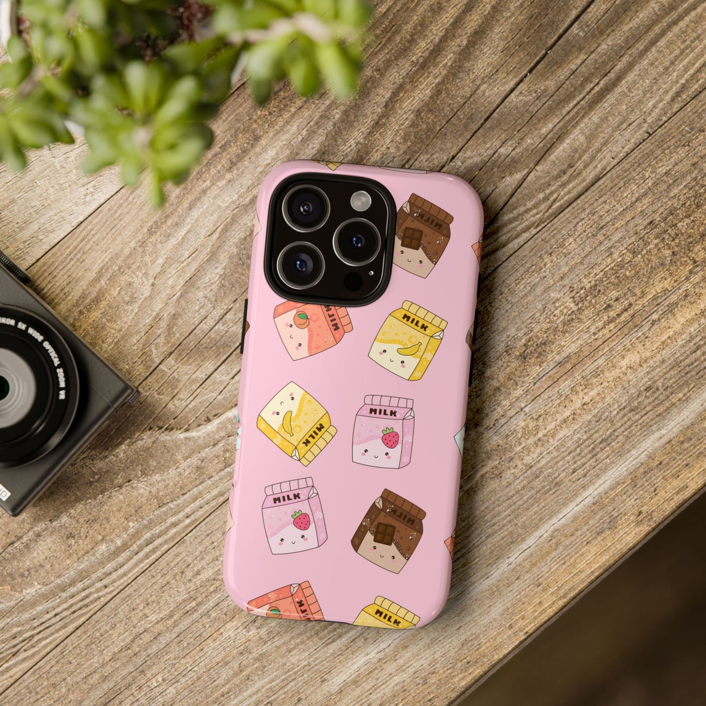 Kawaii Milk Carton Phone Case for iPhone, Google Pixel, Samsung