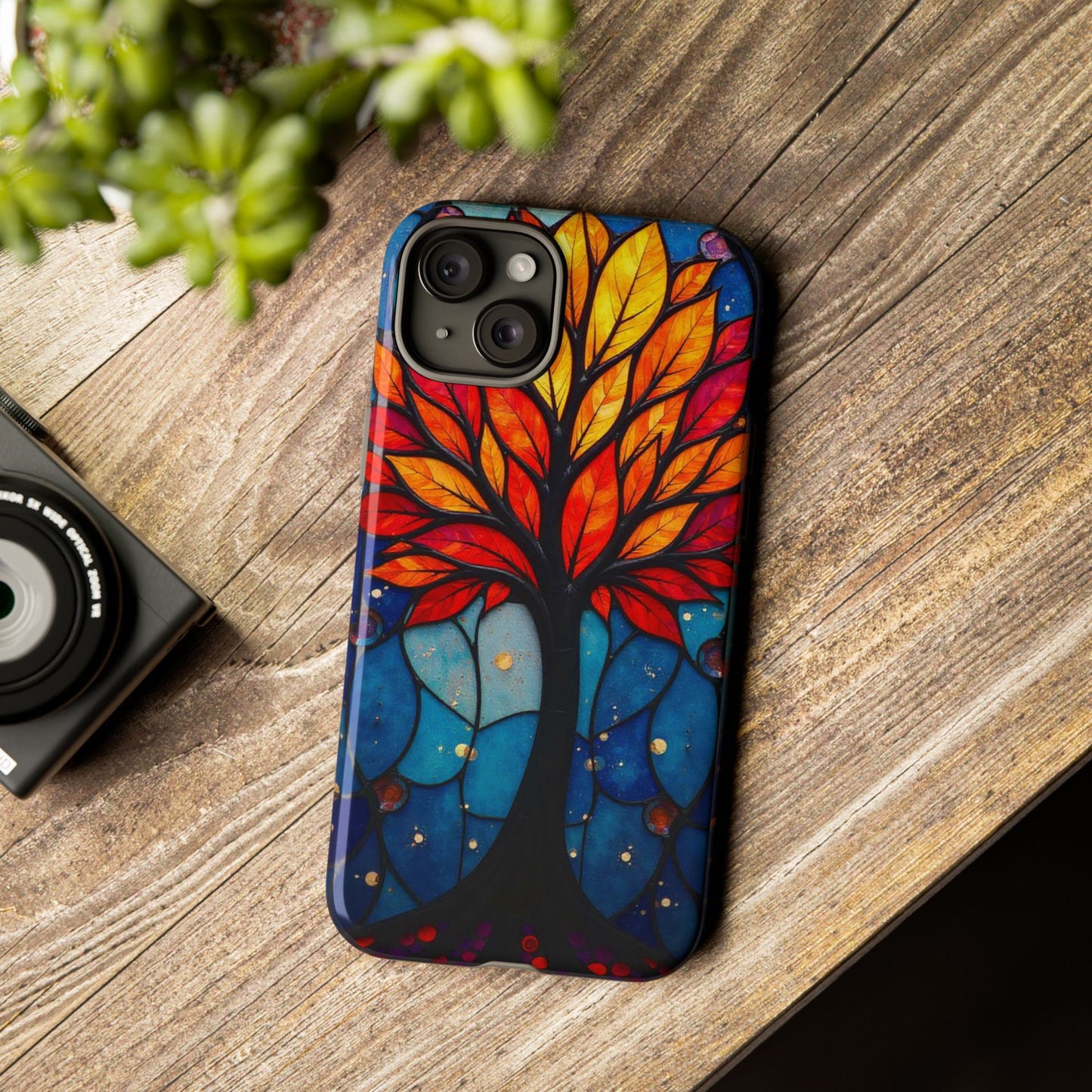 Stained Glass Tree: A Burst of Vibrant Elegance