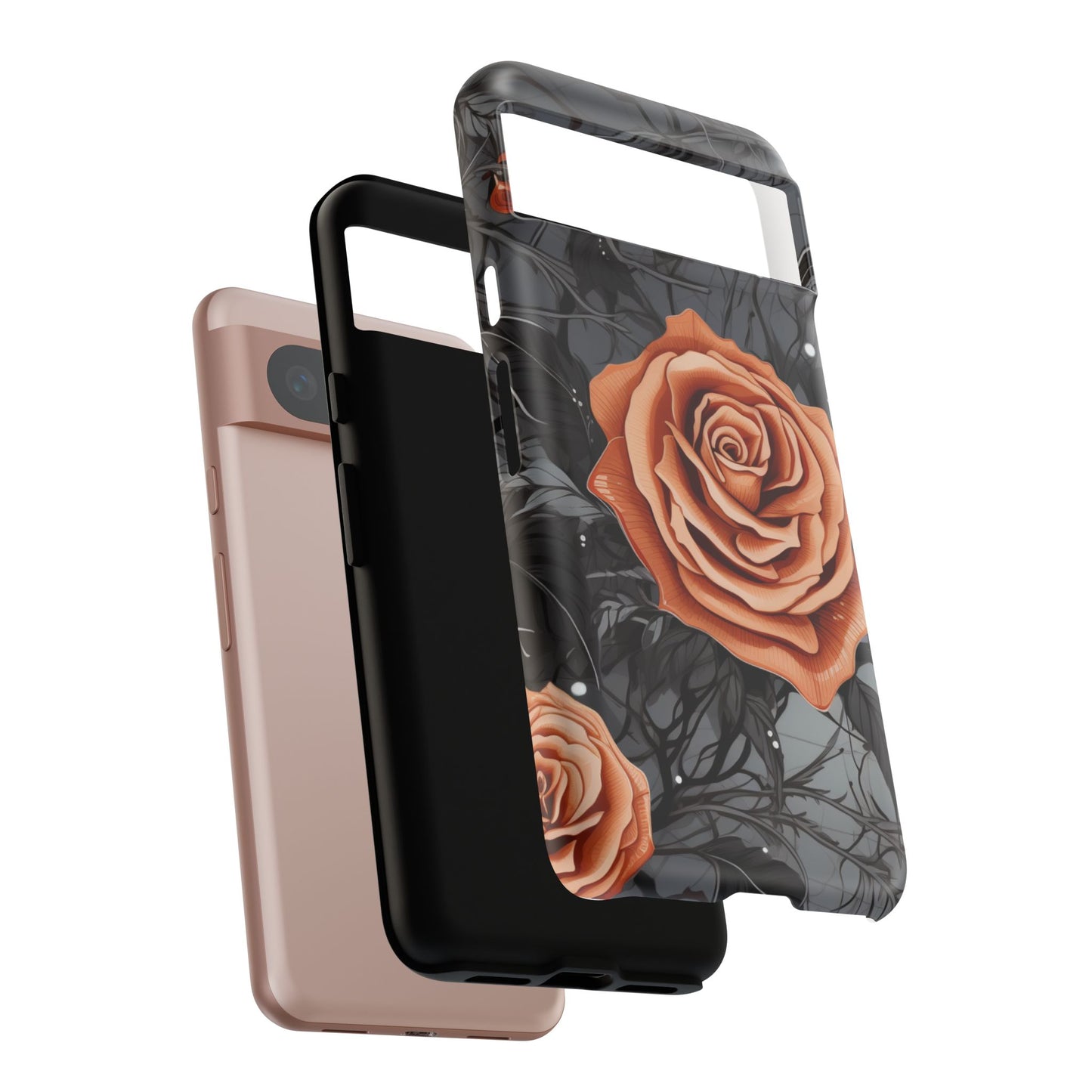 Mystic Noir Rose Mobile Case