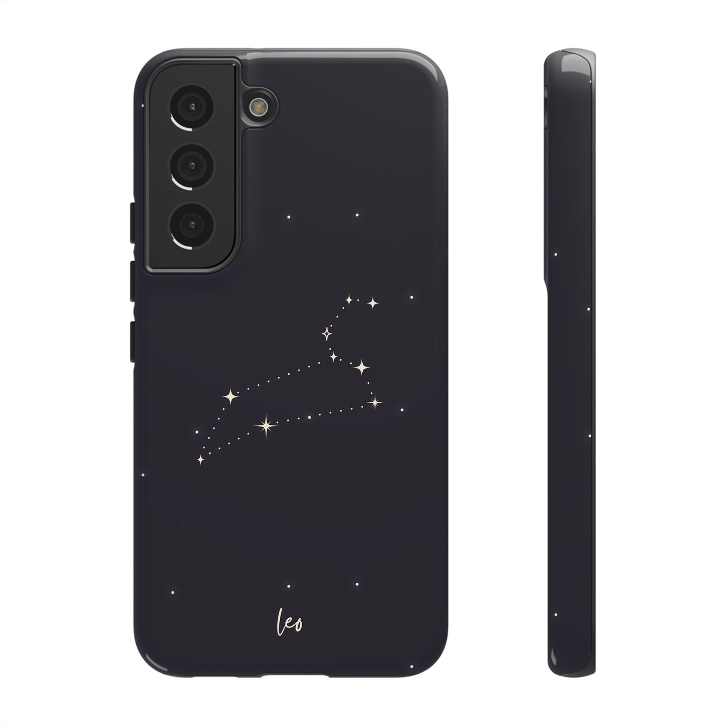 Leo Constellation Phone Case – Majestic Starry Night Pattern – Cosmic Aesthetic for iPhone, Samsung & Google Pixel
