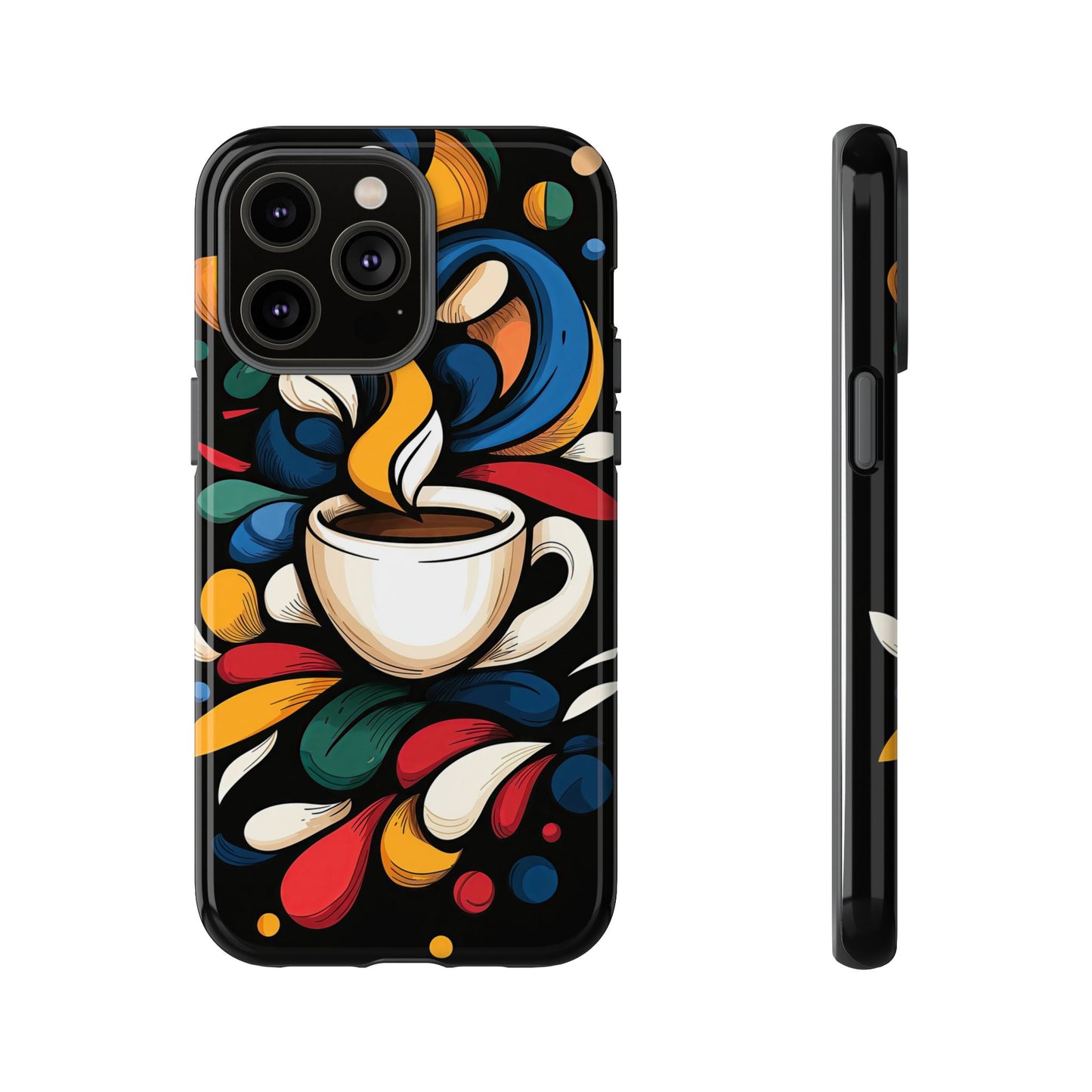 Brewed Blooms – Coffee & Color Floral Case for iPhone, Pixel & Samsung
