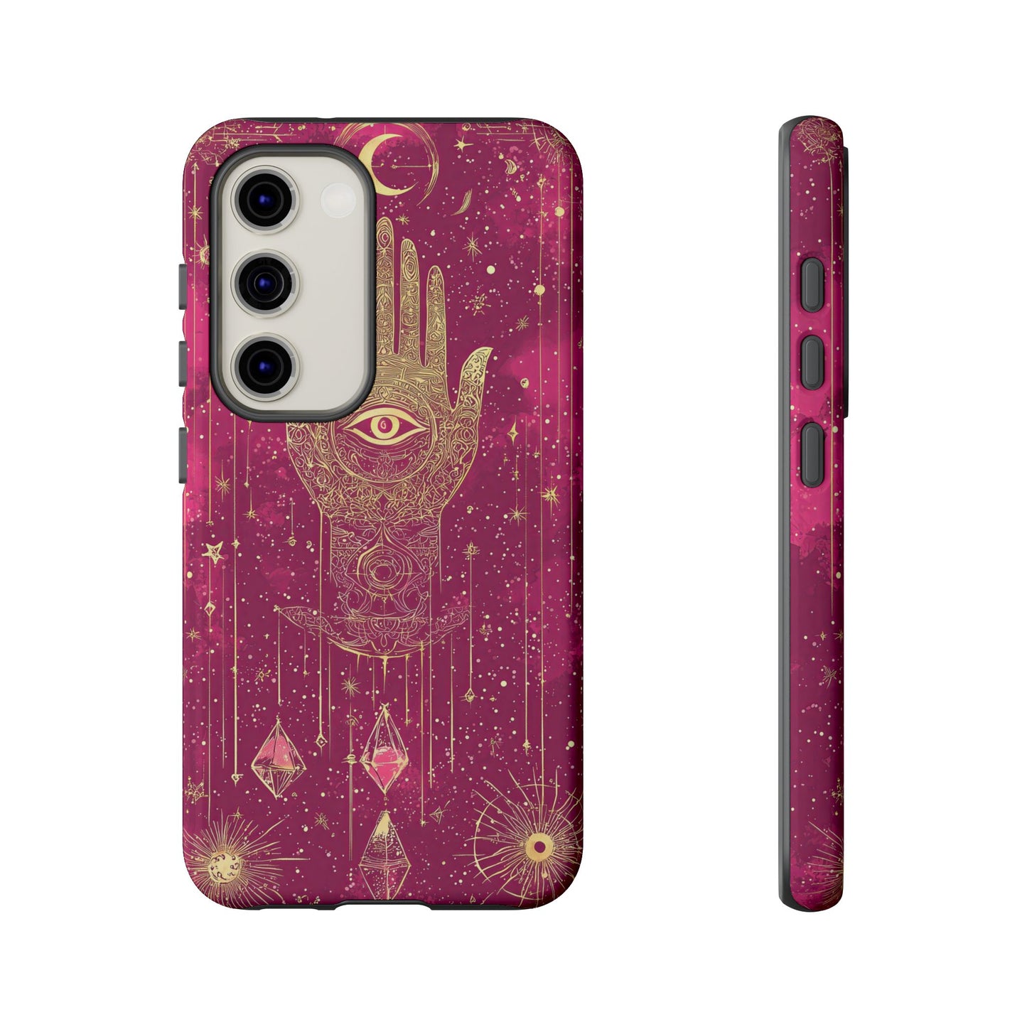 Cosmic Hamsa Boho Phone Case for iPhone, Pixel & Samsung