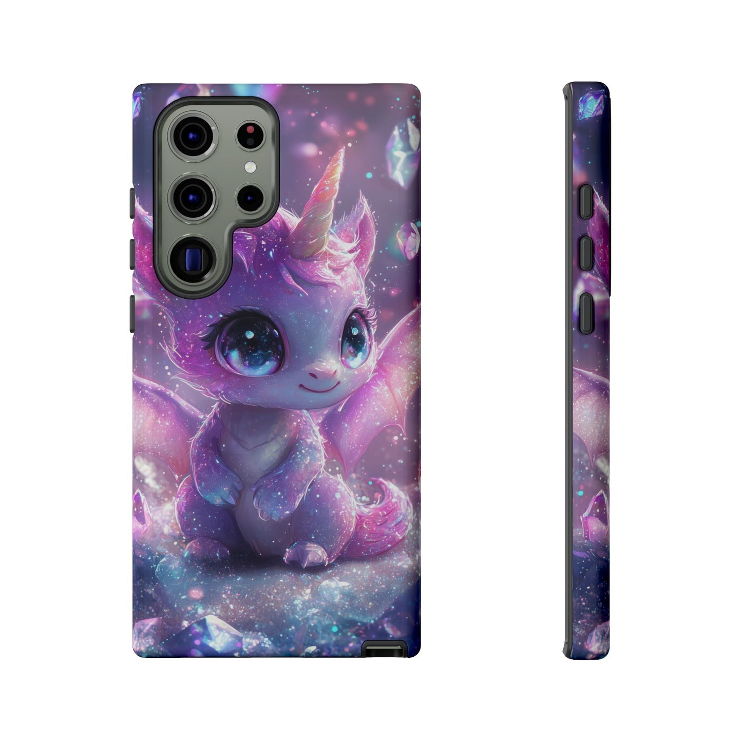 Mystic Crystal Unicorn-Dragon Phone Case for iPhone, Samsung, Google Pixel