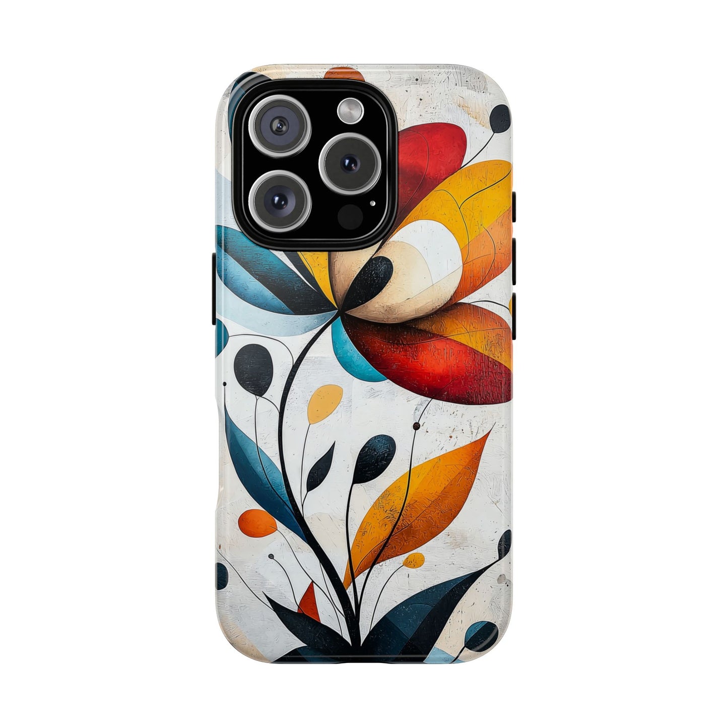 Prism Bloom – Bold Geometric Floral Case for iPhone, Pixel & Samsung
