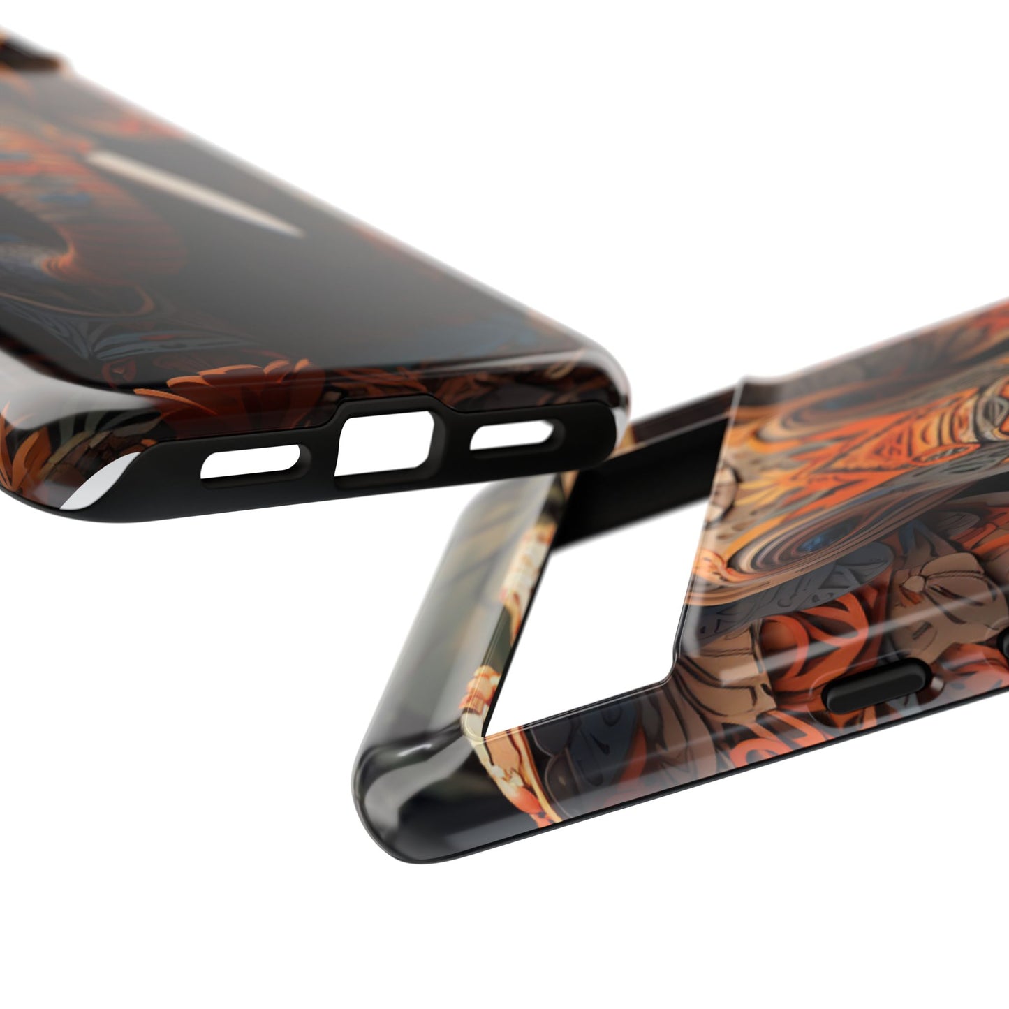 Elegant Artistic Elephant Mobile Cover – Intricate Paper-Cut Design