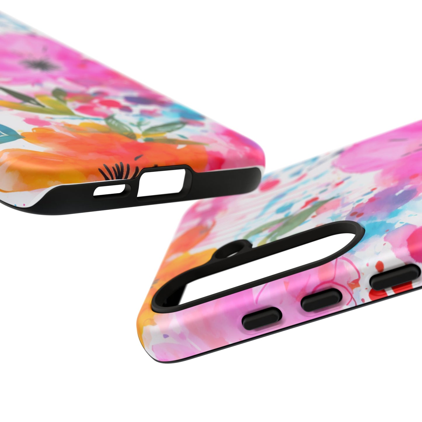 Vibrant Watercolor Floral Phone Case – Artistic & Colorful Design