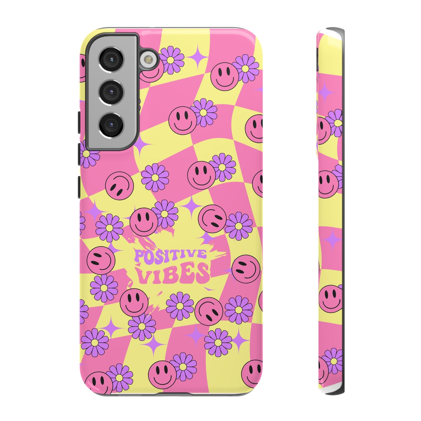 Positive Vibes Phone Case β Aesthetic Motivational Cover for iPhone, Samsung & Google Pixel