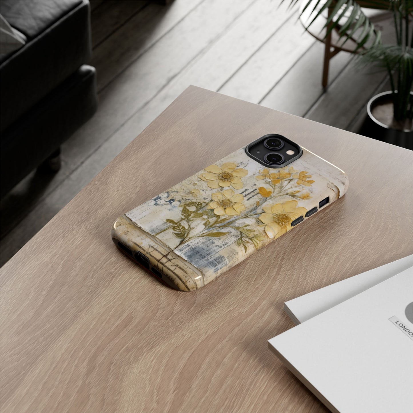 Vintage Botanical Floral Mobile Case