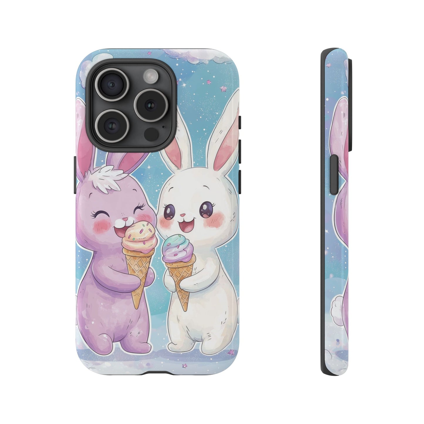 Sweet Bunny Bliss - Kawaii Anime Phone Case for iPhone, Samsung, Google Pixel
