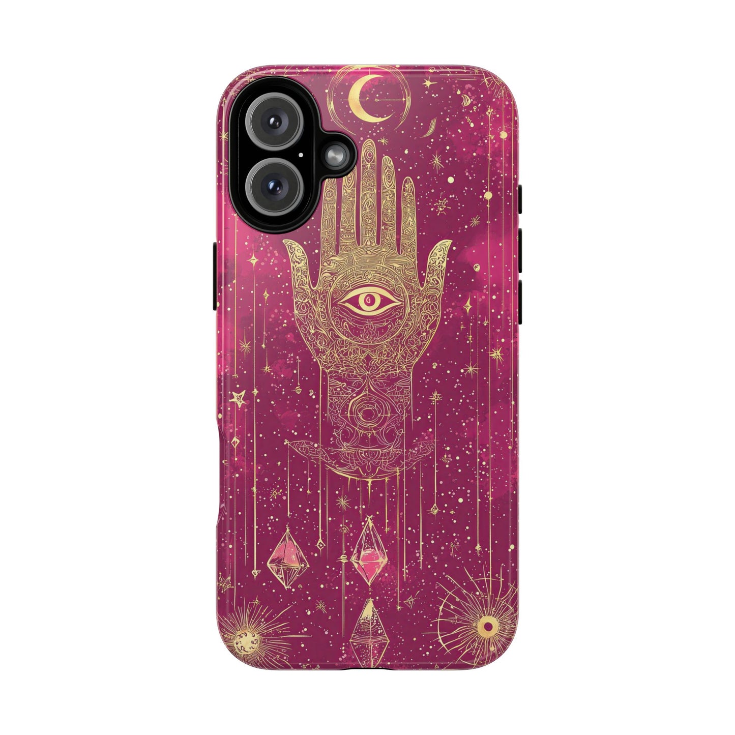 Cosmic Hamsa Boho Phone Case for iPhone, Pixel & Samsung
