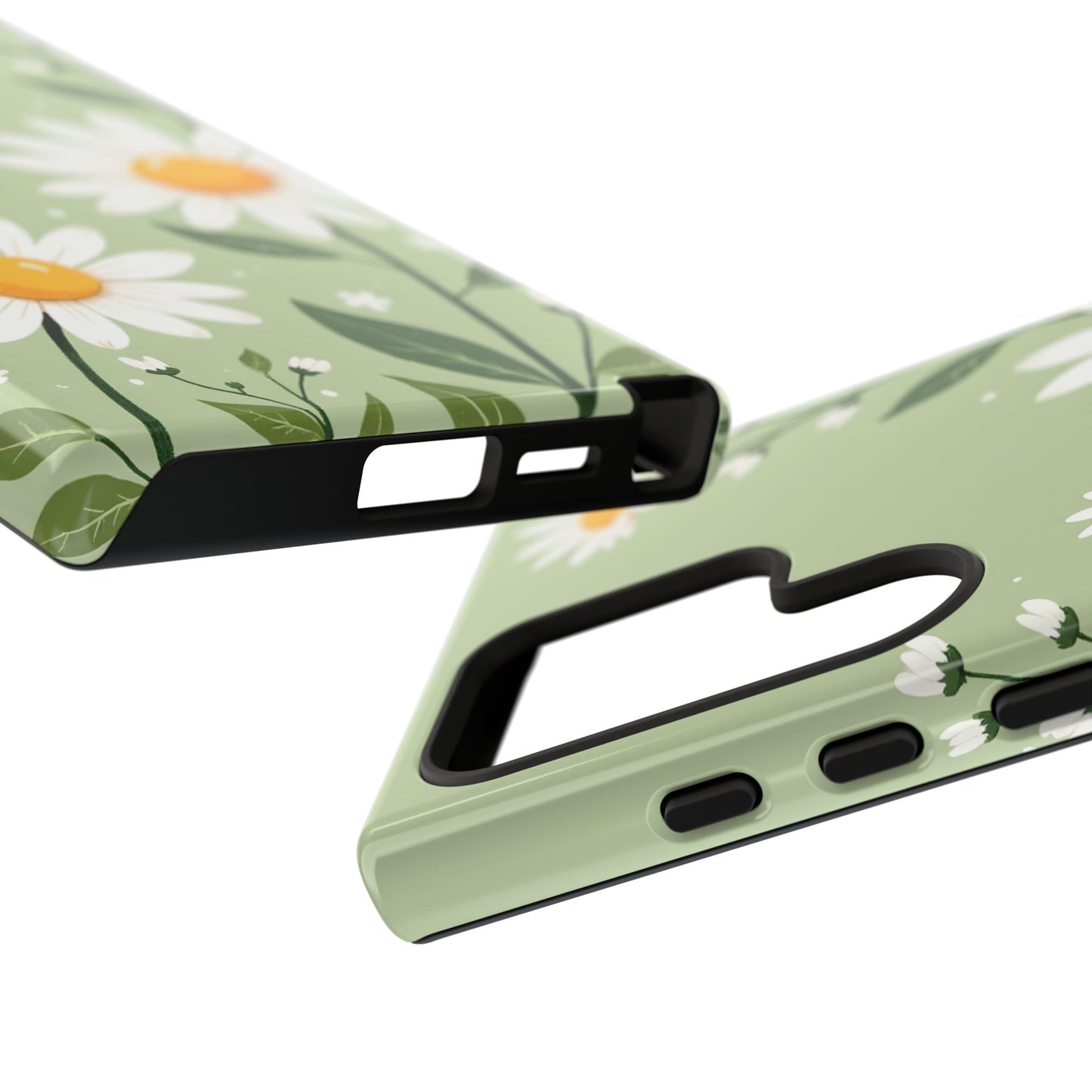 Green Floral Case, Daisy Pattern Design, Iphone Case Design, Perfect Gift For Her