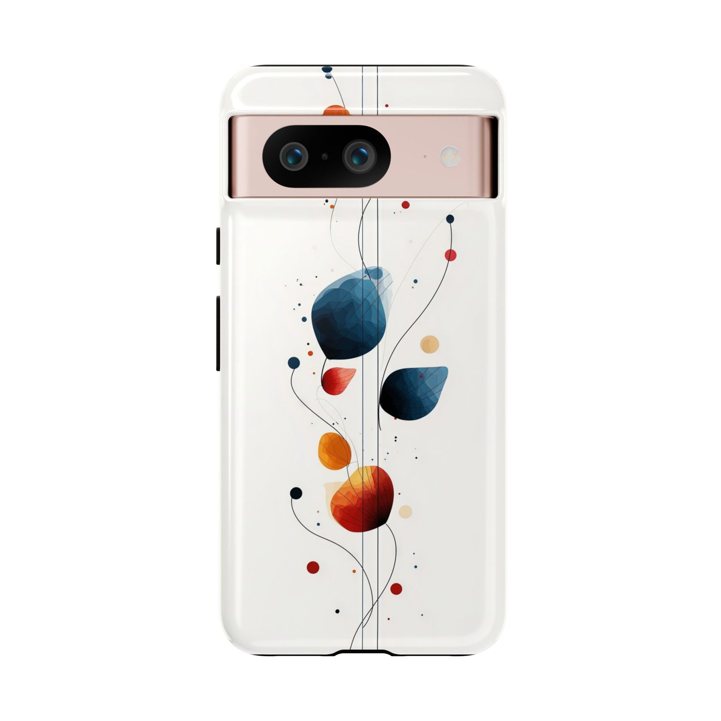 Celestial Dots Abstract Phone Case – Space-Inspired Art for iPhone, Samsung & Pixel