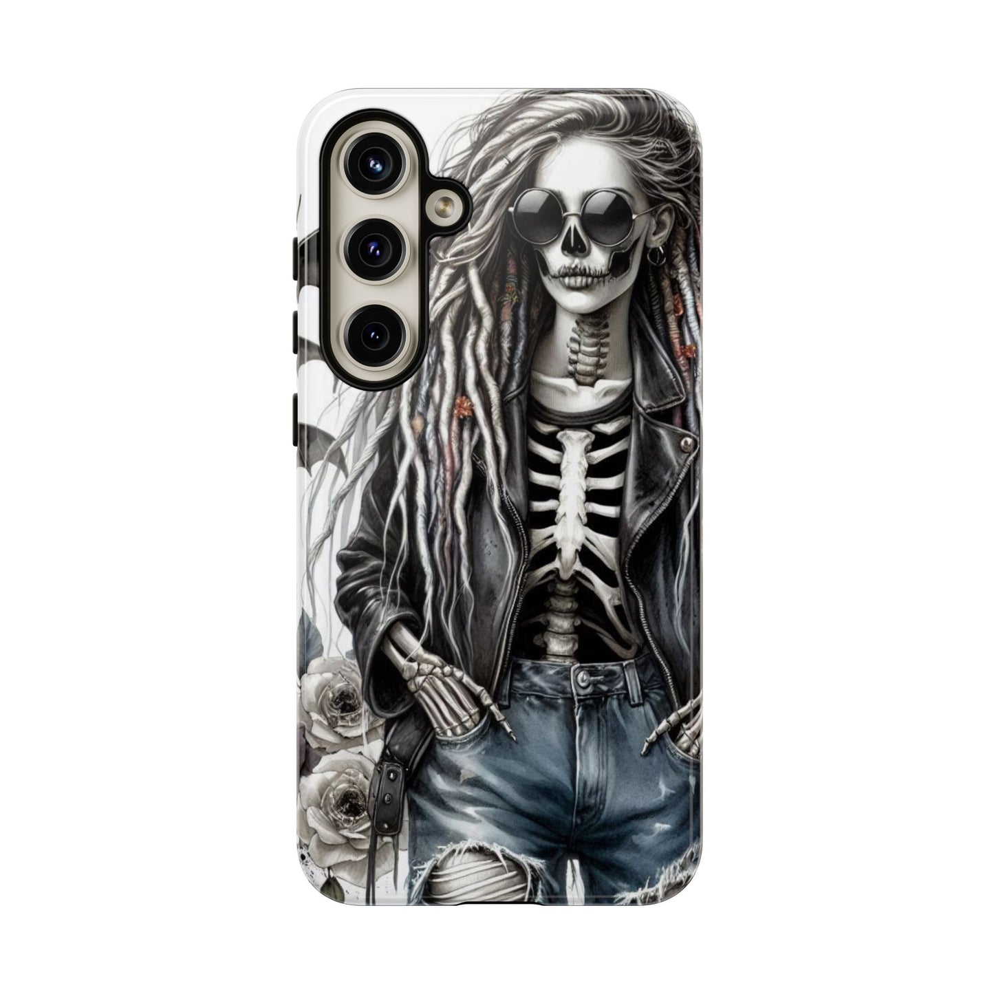Skull Queen – Gothic Skeleton & Dark Grunge Mobile Cover