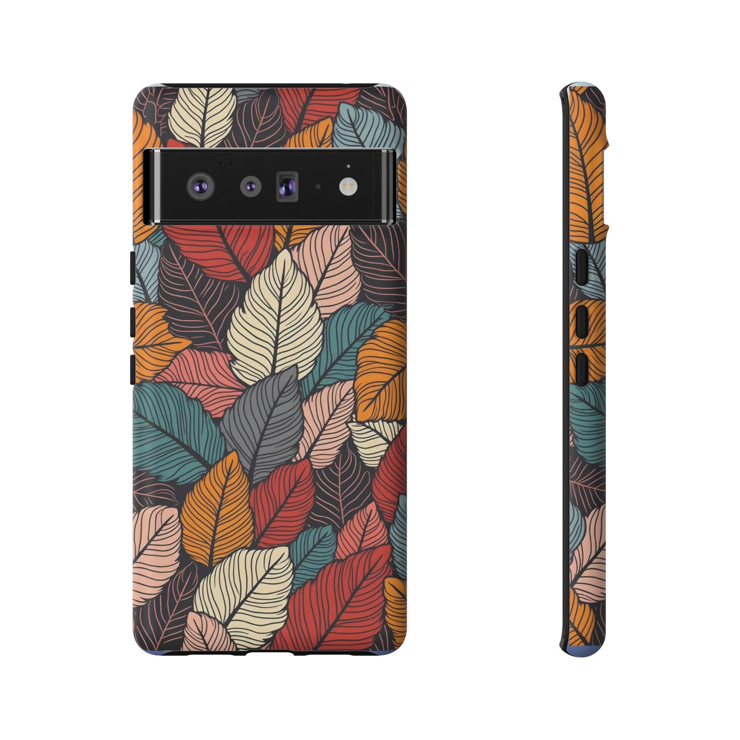 Colorful Abstract Leaves Pattern Design