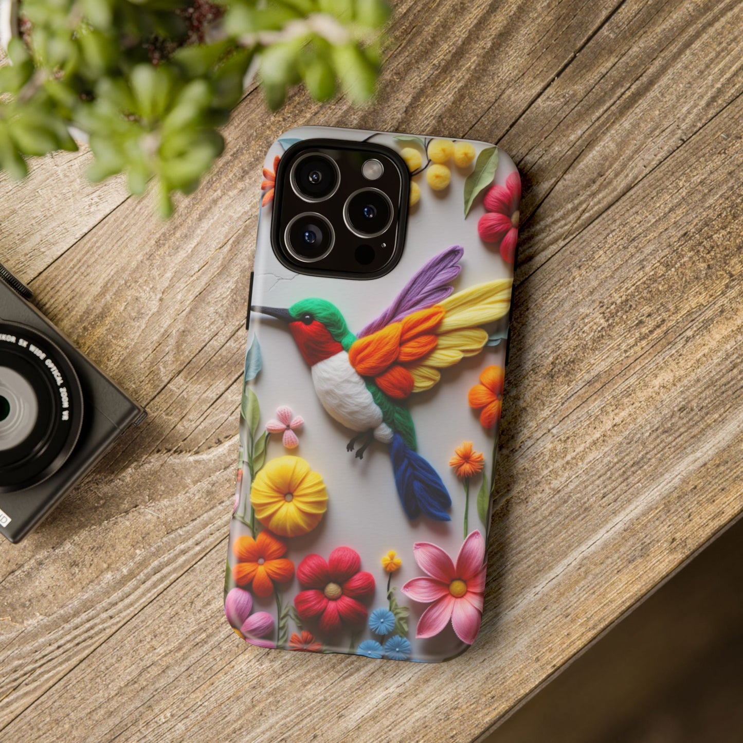 Elegant Hummingbird with Floral Mosaic Design | Nature's Artistic Vibes | Pixel 8 pro