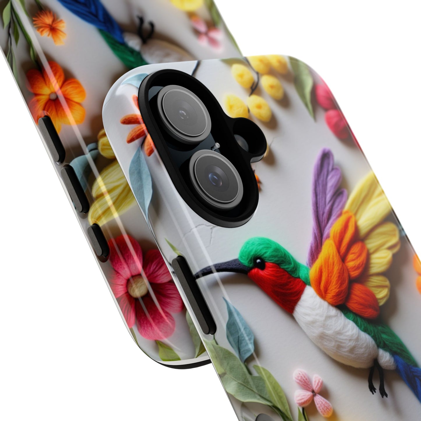 Elegant Hummingbird with Floral Mosaic Design | Nature's Artistic Vibes | Pixel 8 pro